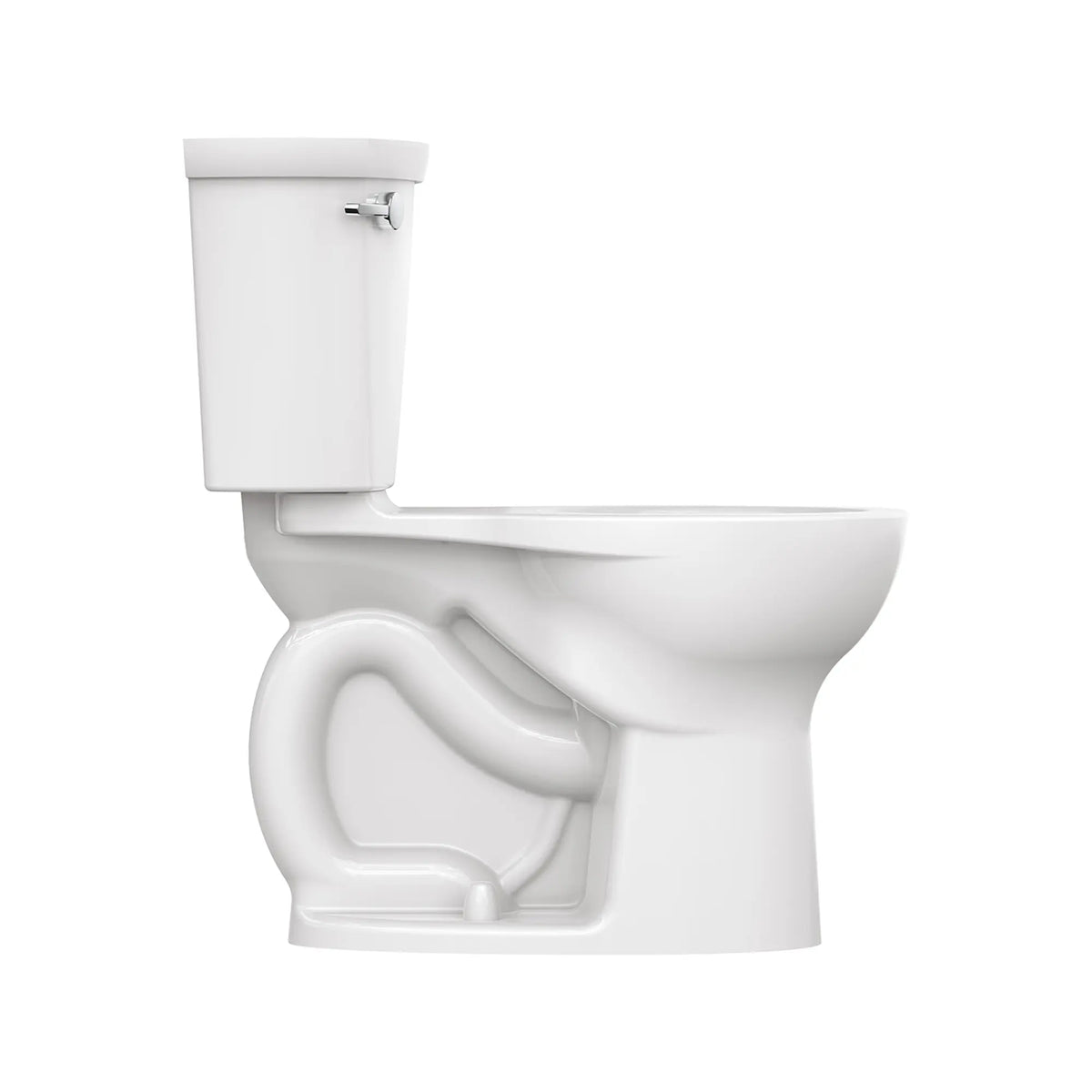 American Standard Cadet PRO Two-Piece 1.6 gpf/6.0 Lpf Chair Height Round Front Toilet Less Seat - details