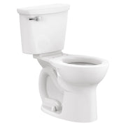 American Standard Cadet PRO Two-Piece 1.6 gpf/6.0 Lpf Chair Height Round Front 10-Inch Rough Toilet Less Seat - White