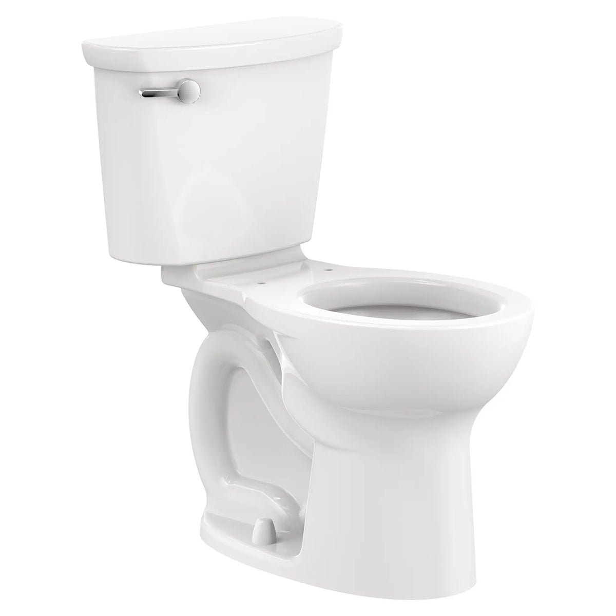 American Standard Cadet PRO Two-Piece 1.6 gpf/6.0 Lpf Chair Height Round Front 10-Inch Rough Toilet Less Seat - White