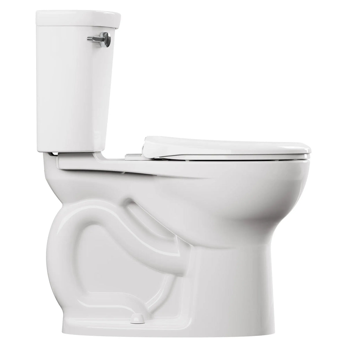 American Standard Cadet PRO Two-Piece 1.6 gpf/6.0 Lpf Chair Height Round Front 10-Inch Rough Toilet Less Seat - details