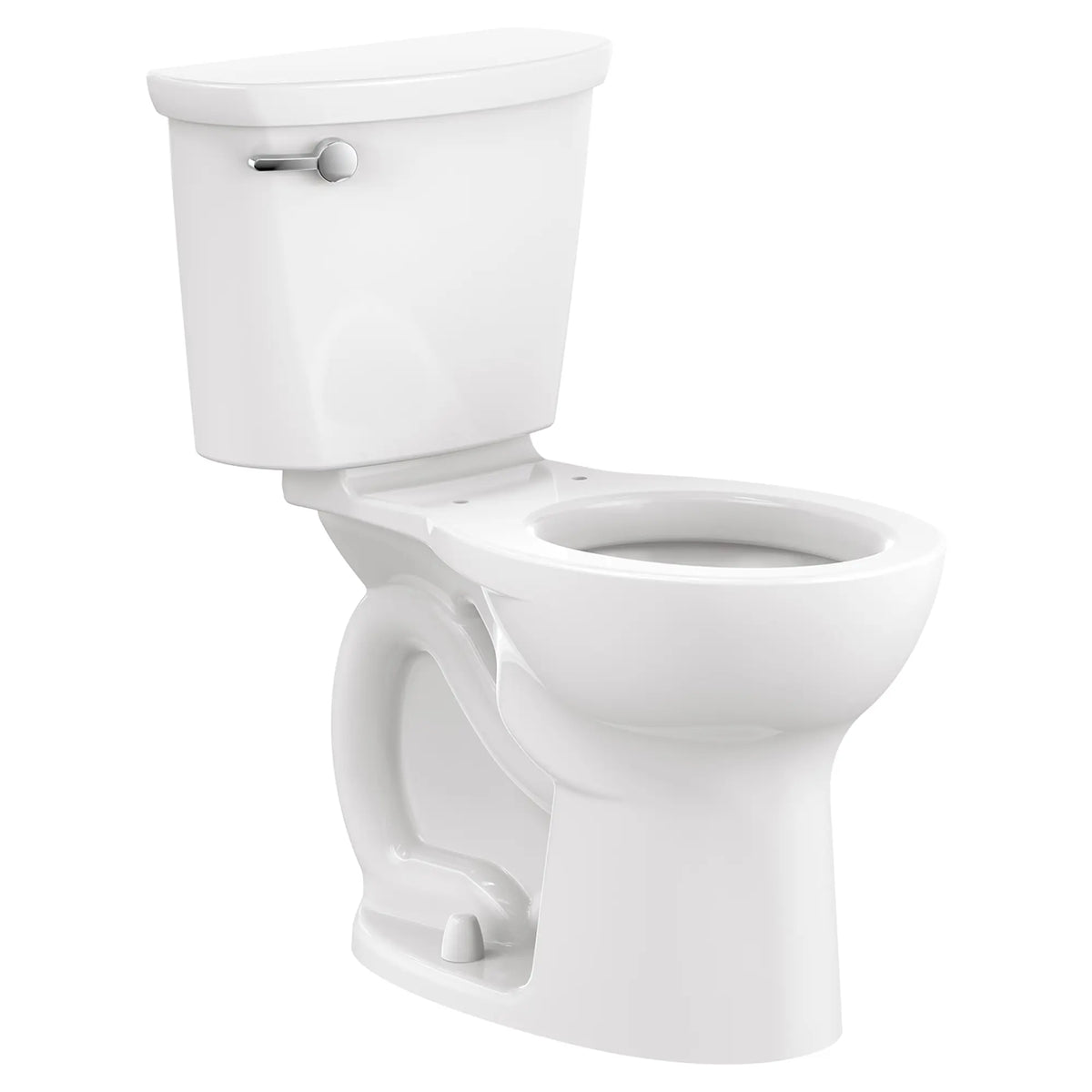 American Standard Cadet PRO Two-Piece 1.28 gpf/4.8 Lpf Chair Height Round Front 10-Inch Rough Toilet Less Seat - White