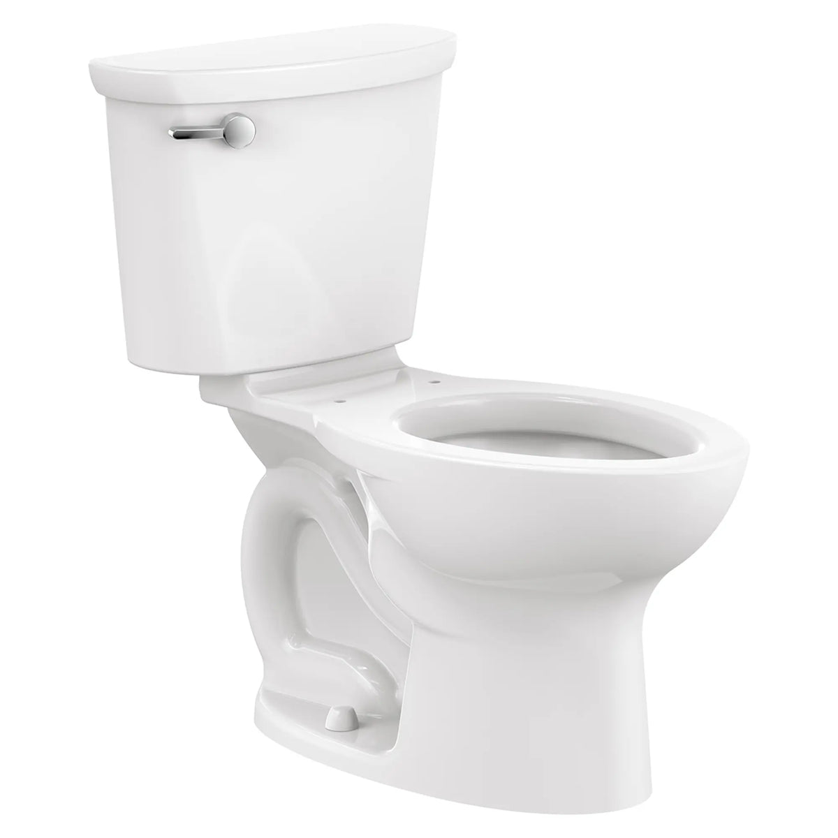 American Standard Cadet PRO Two-Piece 1.6 gpf/6.0 Lpf Standard Height Elongated 10-Inch Rough Toilet Less Seat - details