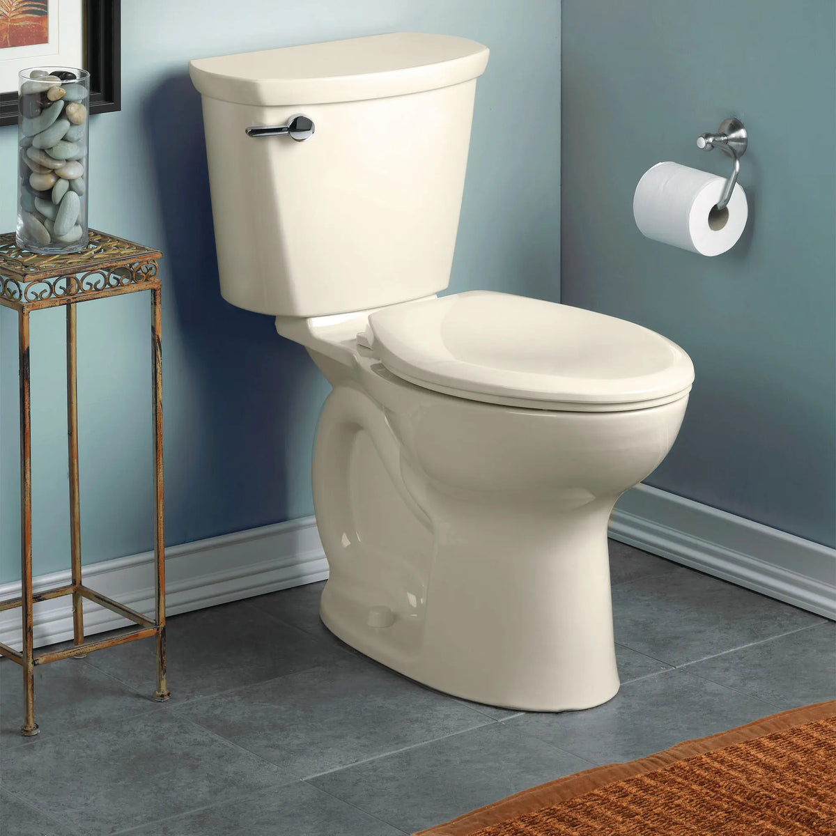 American Standard Cadet PRO Two-Piece 1.6 gpf/6.0 Lpf Standard Height Elongated 10-Inch Rough Toilet Less Seat - details