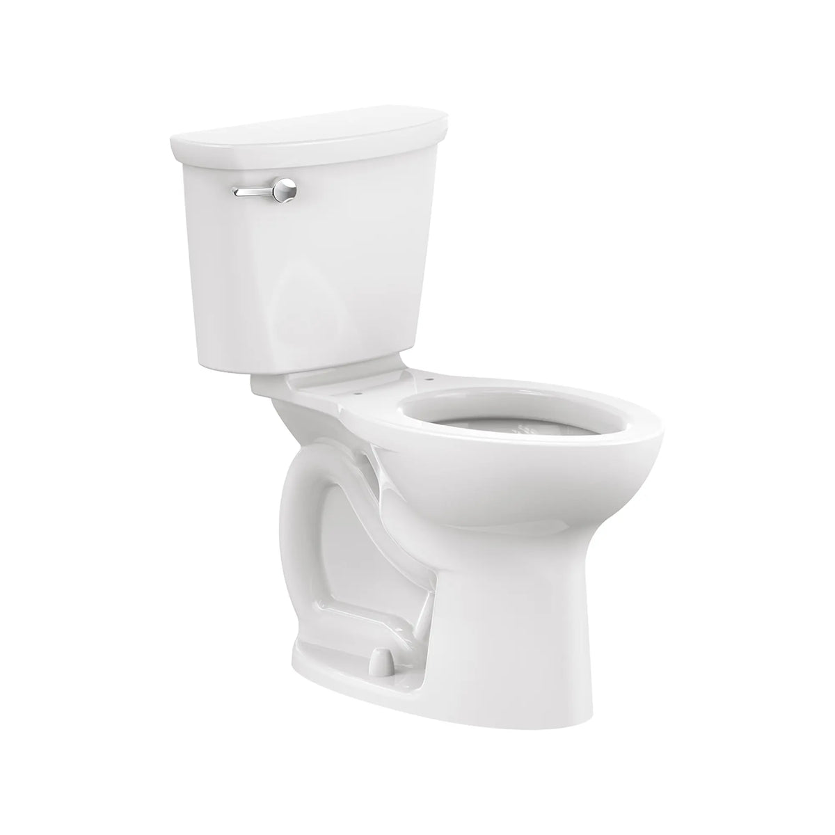 American Standard Cadet PRO Two-Piece 1.6 gpf/6.0 Lpf Compact Chair Height Elongated Toilet Less Seat - details