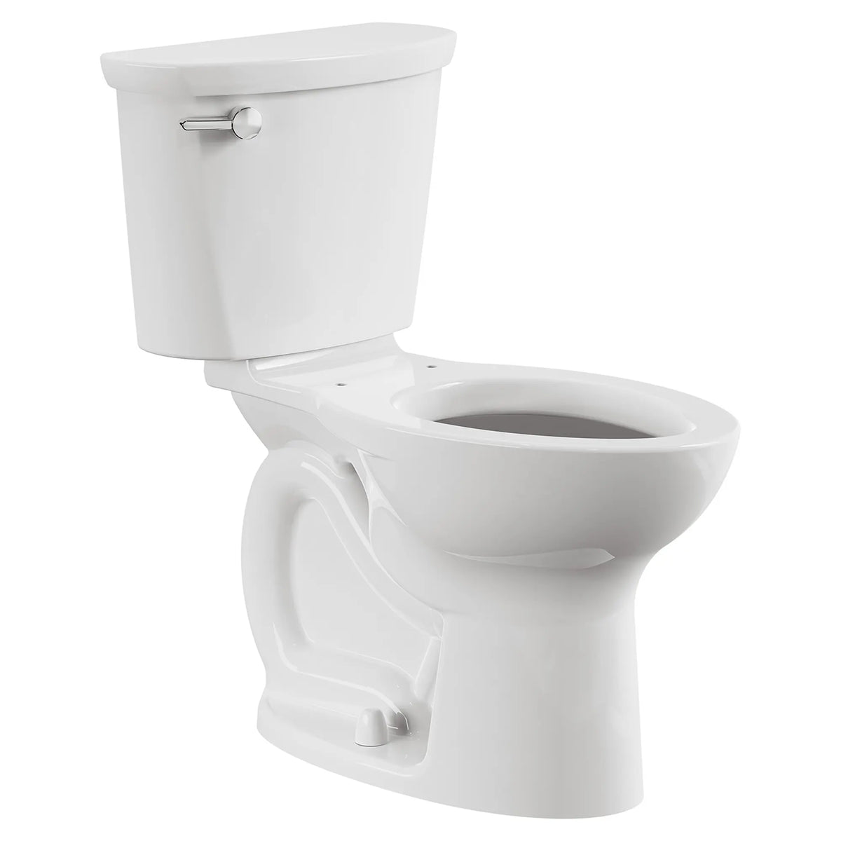 American Standard Cadet PRO Two-Piece 1.6 gpf/6.0 Lpf Compact Chair Height Elongated Toilet Less Seat - details