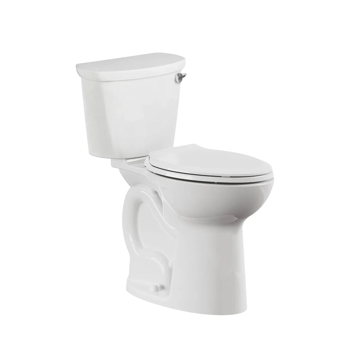American Standard Cadet PRO Two-Piece 1.28 gpf/4.8 Lpf Extra Tall Height Elongated Right-Hand Trip Lever Toilet Less Seat - White