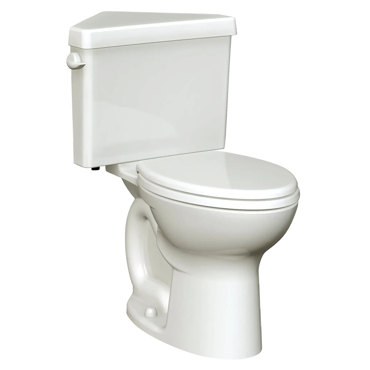 American Standard Triangle Cadet PRO Two-Piece 1.28 gpf/4.8 Lpf Chair Height Elongated Toilet - White