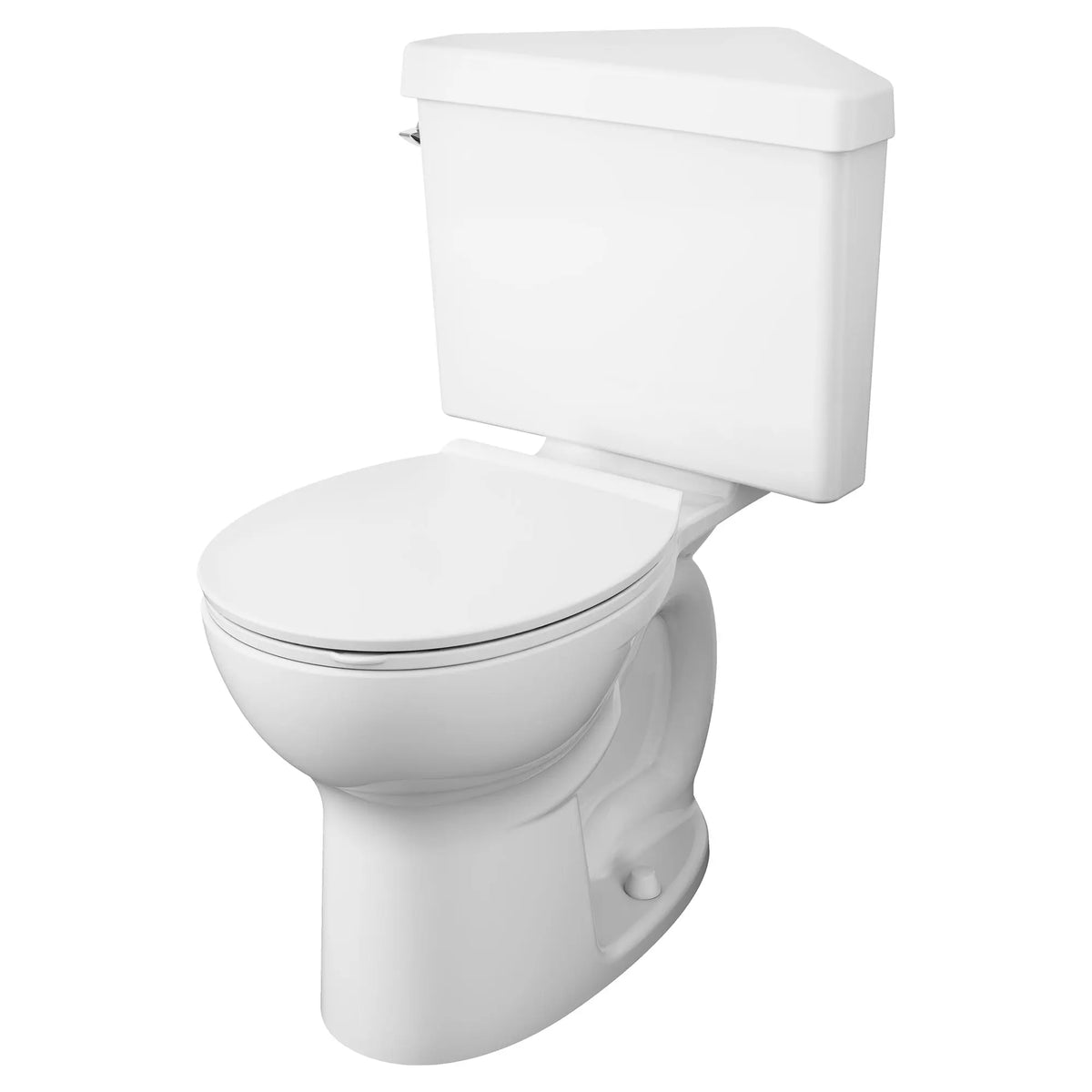 American Standard Triangle Cadet PRO Two-Piece 1.28 gpf/4.8 Lpf Chair Height Round Front Toilet - White