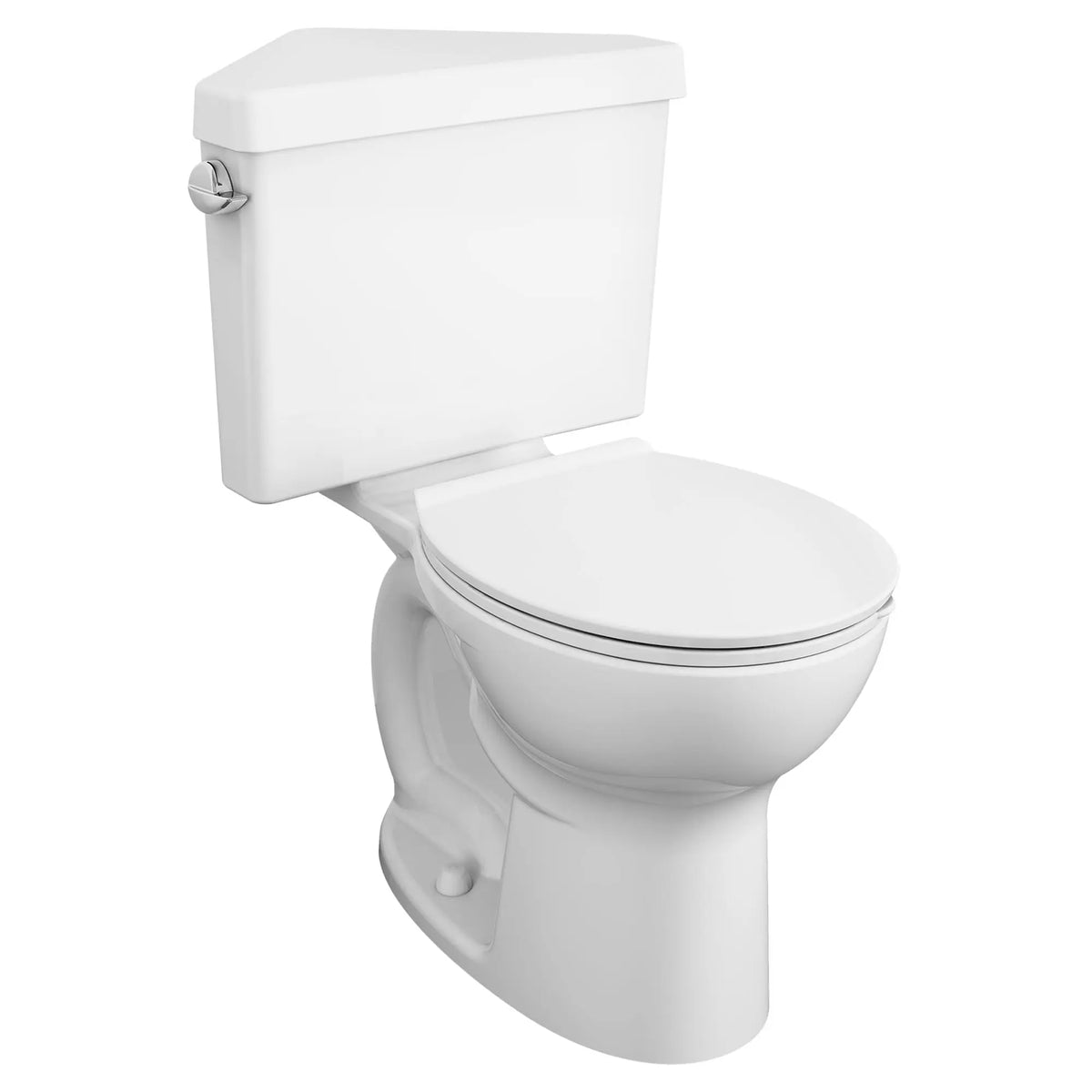American Standard Triangle Cadet PRO Two-Piece 1.28 gpf/4.8 Lpf Chair Height Round Front Toilet - details