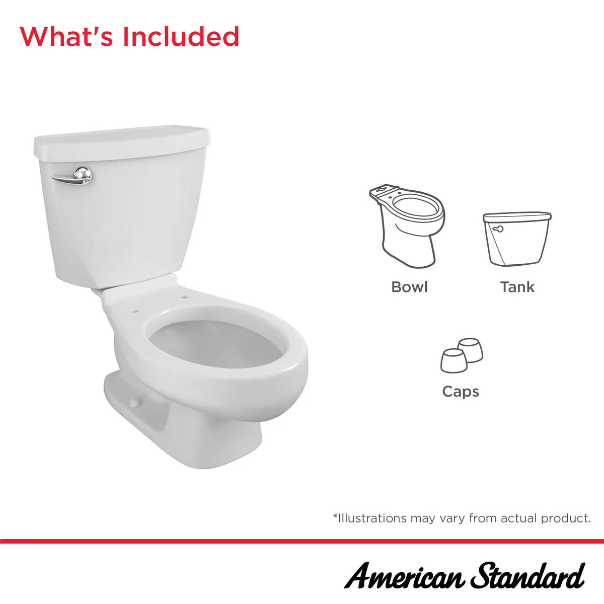American Standard Baby Devoro Two-Piece 1.28 gpf/4.8 Lpf 10-1/4-Inch Height Elongated Toilet - details