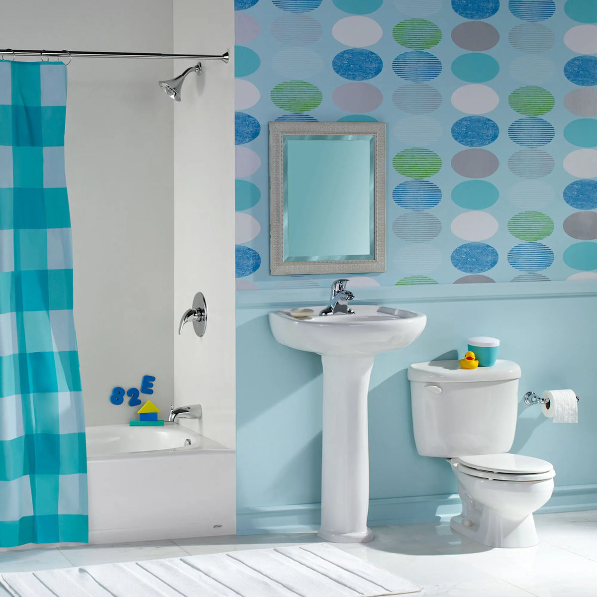 American Standard Baby Devoro Two-Piece 1.28 gpf/4.8 Lpf 10-1/4-Inch Height Elongated Toilet - details