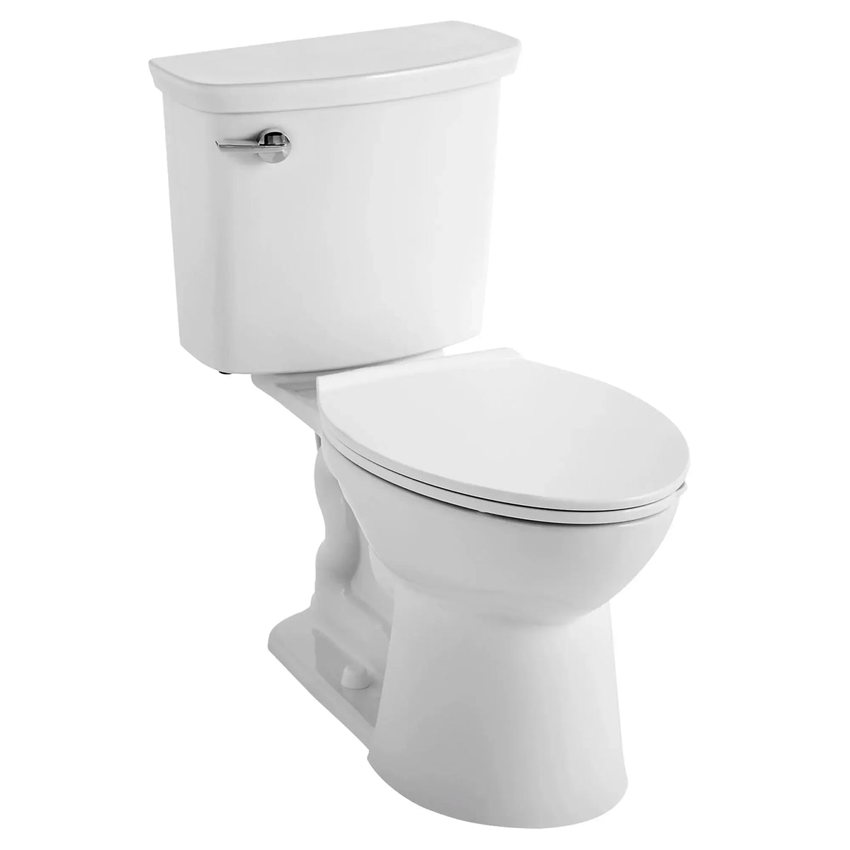 American Standard VorMax Two-Piece 1.28 gpf/4.8 Lpf Chair Height Elongated Toilet Less Seat - details