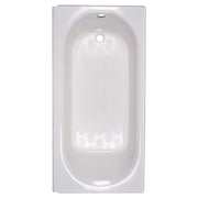 American Standard Princeton Americast 60 x 30-Inch Integral Apron Bathtub With Left-Hand Outlet - White
