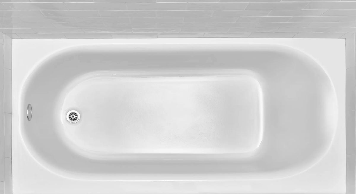 American Standard Princeton Americast 60 x 30-Inch Integral Apron Bathtub With Left-Hand Outlet - details