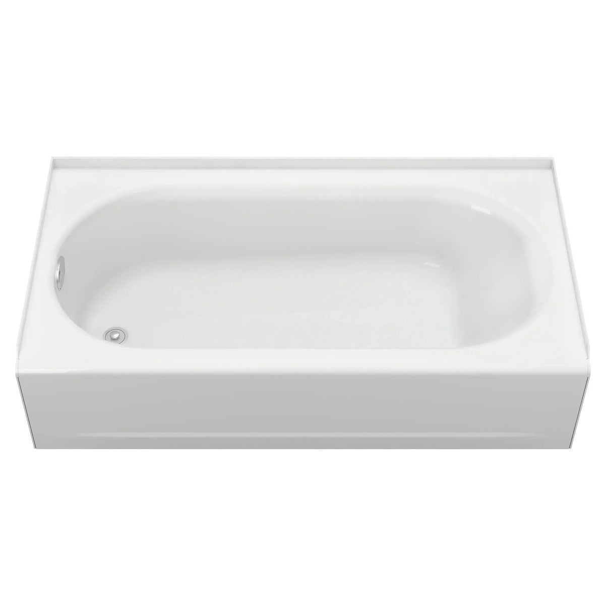 American Standard Princeton Americast 60 x 30-Inch Integral Apron Bathtub Left-Hand Outlet With Integral Drain 2390202ICH - details