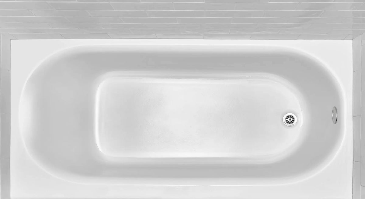 American Standard Princeton Americast 60 x 30-Inch Integral Apron Bathtub With Right-Hand Outlet - details