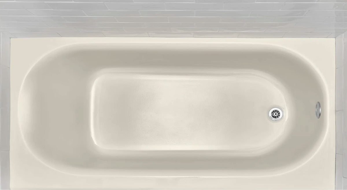 American Standard Princeton Americast 60 x 30-Inch Integral Apron Bathtub With Right-Hand Outlet - details