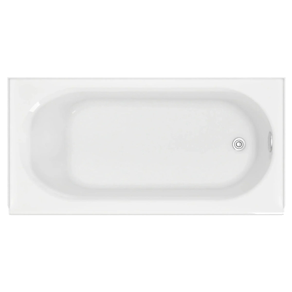 American Standard Princeton Americast 60 x 30-Inch Integral Apron Bathtub Right-Hand Outlet With Integral Drain 2391202ICH - details