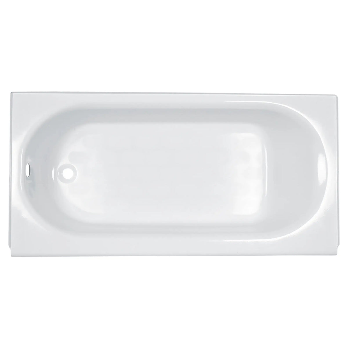 American Standard Princeton Americast 60 x 30-Inch Integral Apron Bathtub Above Floor Rough with Left-Hand Outlet - White