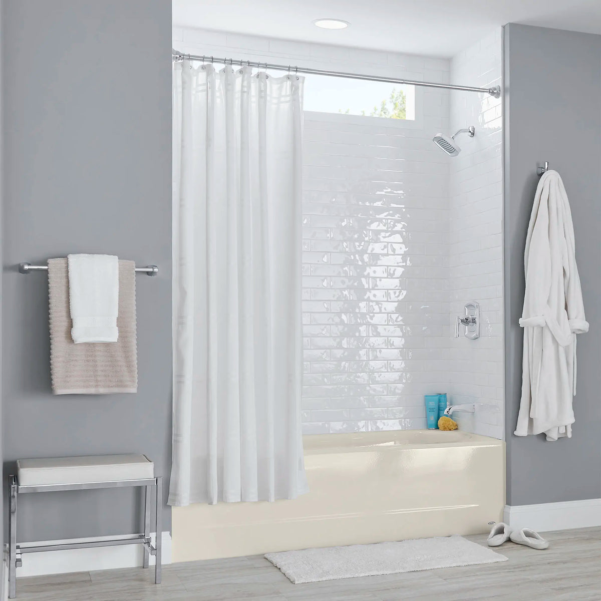 American Standard Princeton Americast 60 x 30-Inch Integral Apron Bathtub Above Floor Rough with Right-Hand Outlet - details
