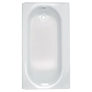 American Standard Princeton Americast 60 x 34-Inch Integral Apron Bathtub Above Floor Rough Left-Hand Outlet with Luxury Ledge - White