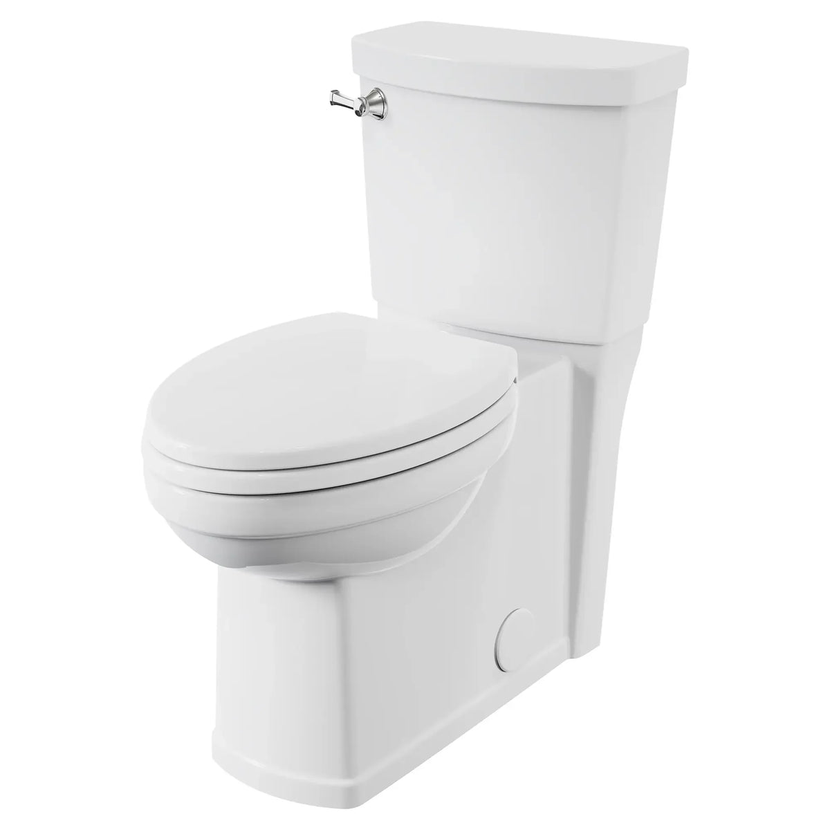 American Standard Estate Skirted Two-Piece 1.28 gpf/4.8 Lpf Chair Height Elongated Toilet With Seat - details
