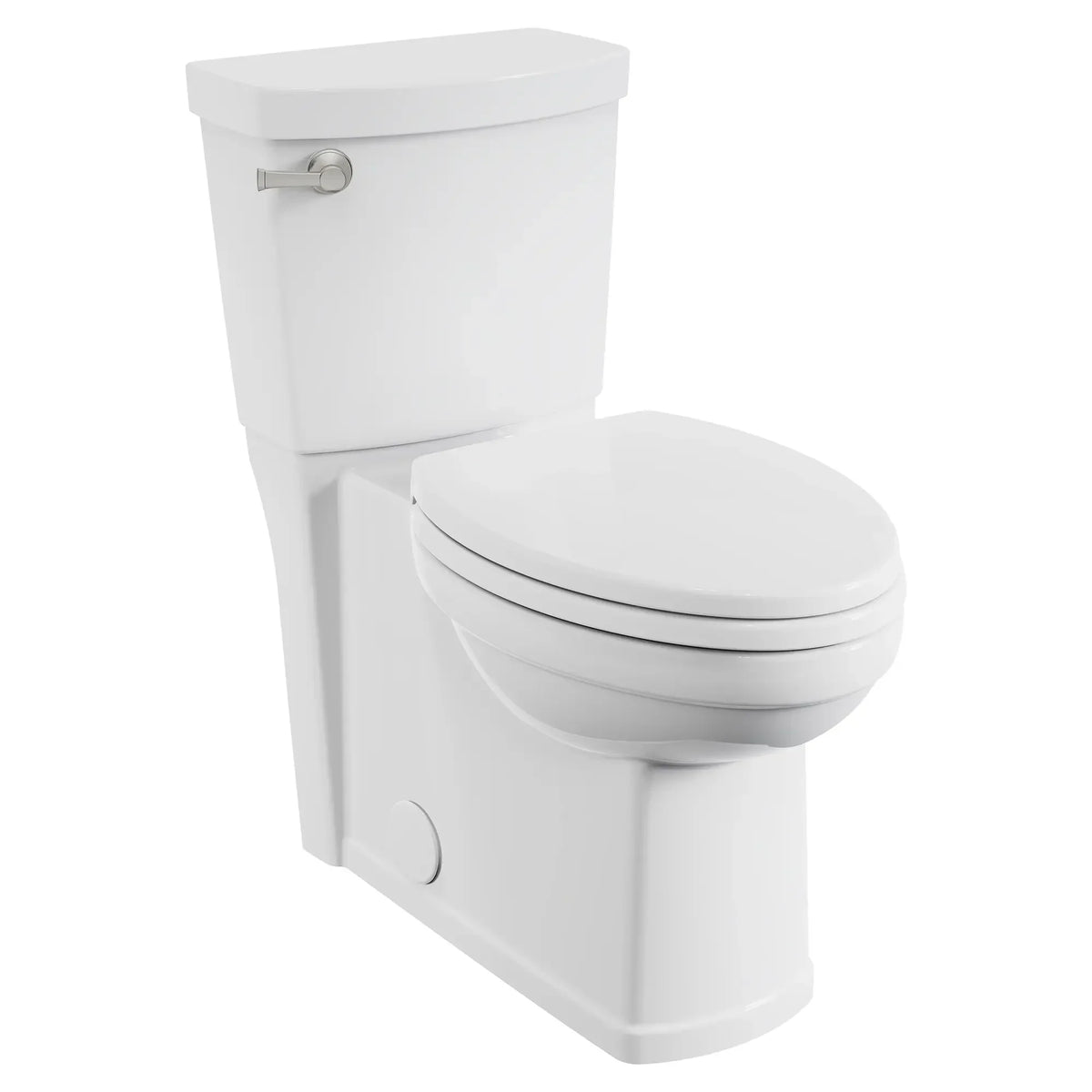 American Standard Estate Skirted Two-Piece 1.28 gpf/4.8 Lpf Chair Height Elongated Toilet With Seat - details