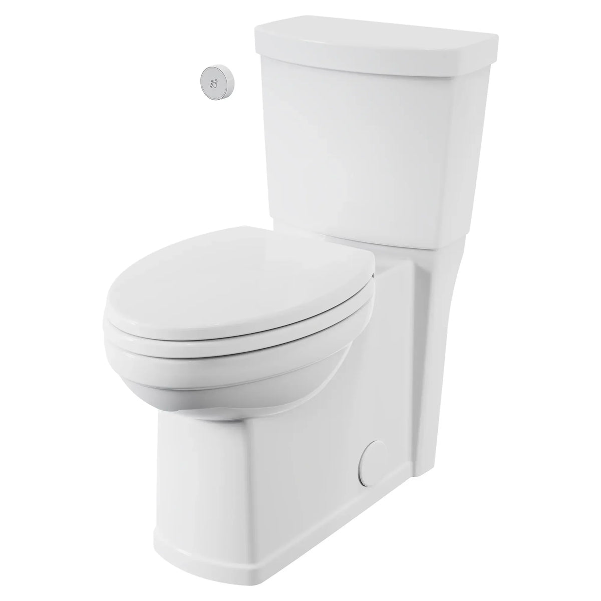 American Standard Estate Touchless Skirted Two-Piece 1.28 gpf/4.8 Lpf Chair Height Elongated Toilet With Seat - details