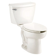American Standard Cadet Two-Piece Pressure Assist 1.6 gpf/6.0 Lpf Elongated EverClean Toilet - White
