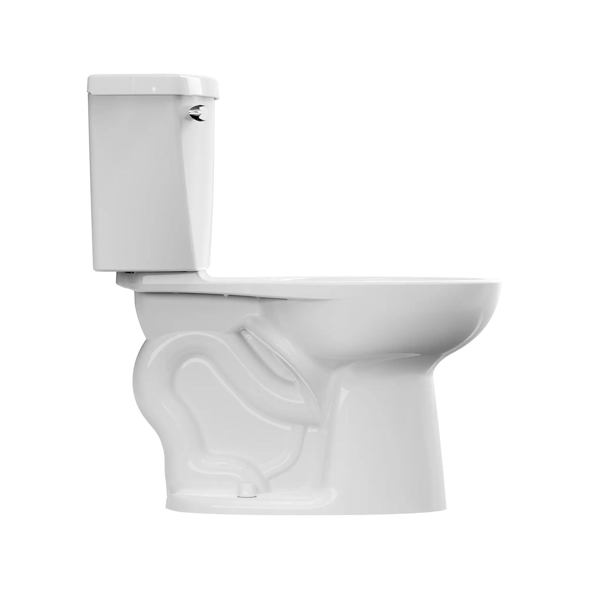 American Standard Cadet Two-Piece Pressure Assist 1.6 gpf/6.0 Lpf Chair Height Elongated EverClean Toilet - details