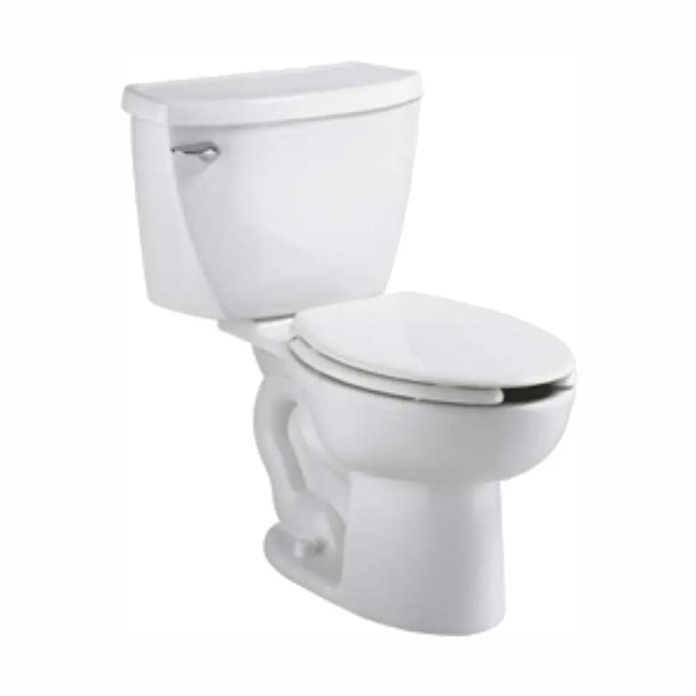 American Standard Cadet Two-Piece Pressure Assist 1.1 gpf/4.2 Lpf Chair Height Elongated EverClean Toilet - White