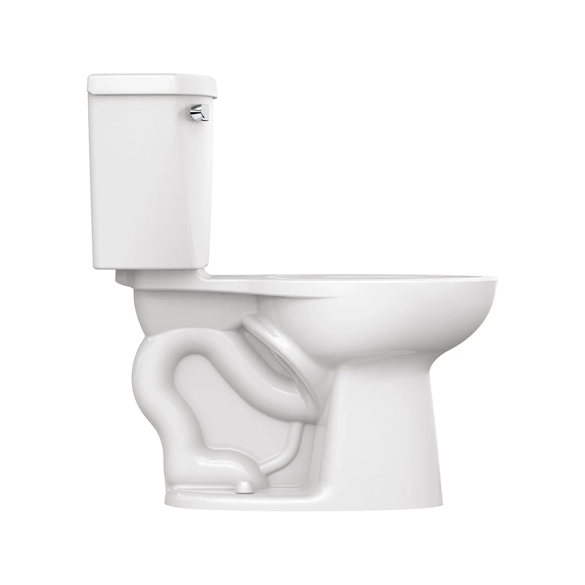 American Standard Cadet Two-Piece Pressure Assist 1.1 gpf/4.2 Lpf Chair Height Elongated EverClean Toilet - details