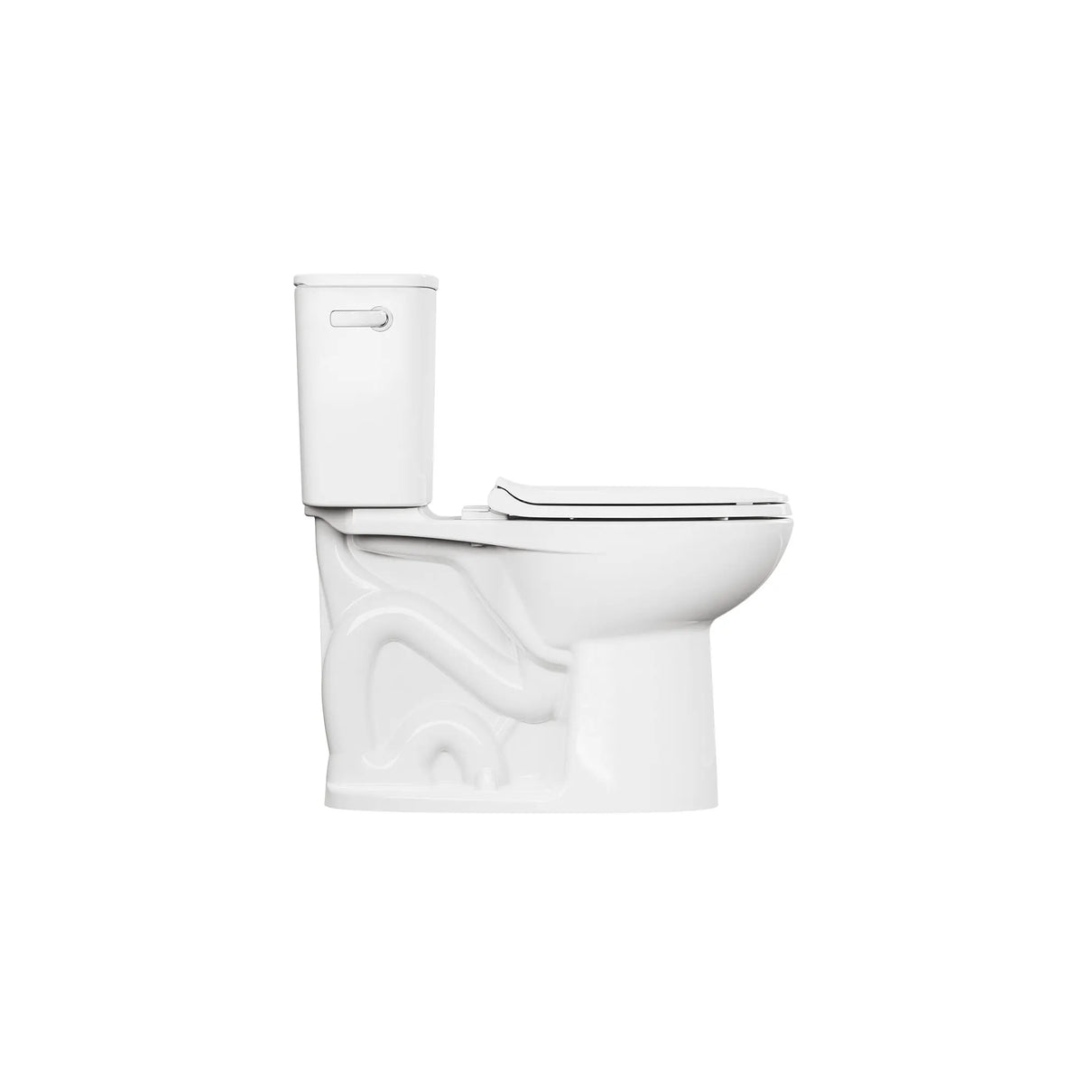 American Standard EcoStrength Aspirations Two-Piece 0.80 gpf/3 Lpf Chair Height Elongated Toilet Less Seat - product view
