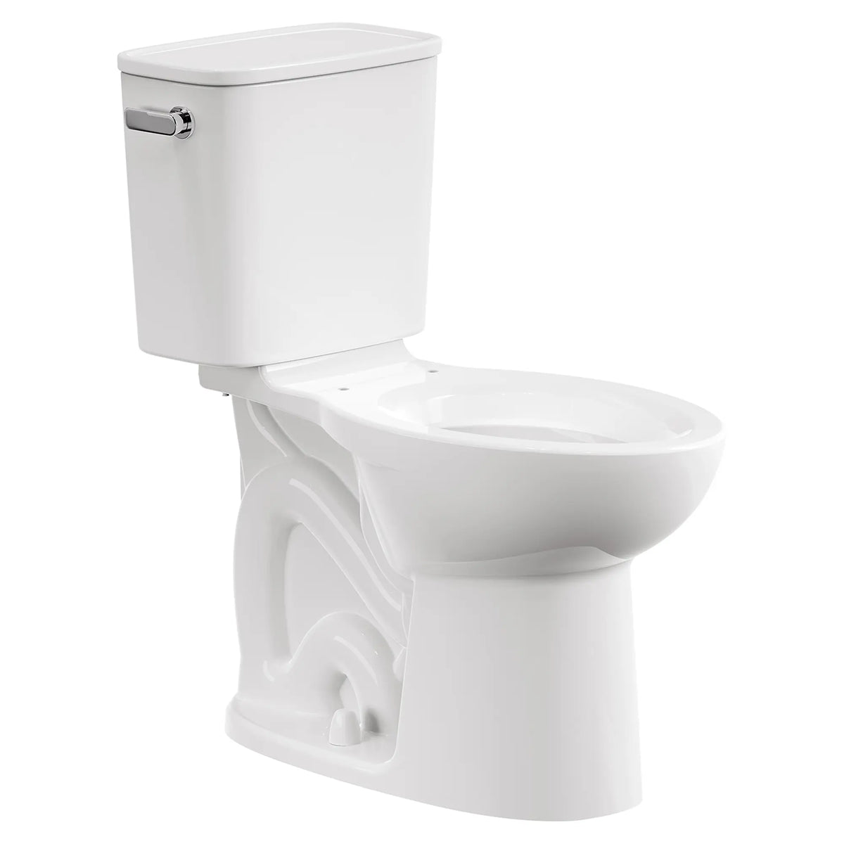 American Standard EcoStrength Aspirations Two-Piece 0.80 gpf/3 Lpf Chair Height Elongated Toilet Less Seat - details