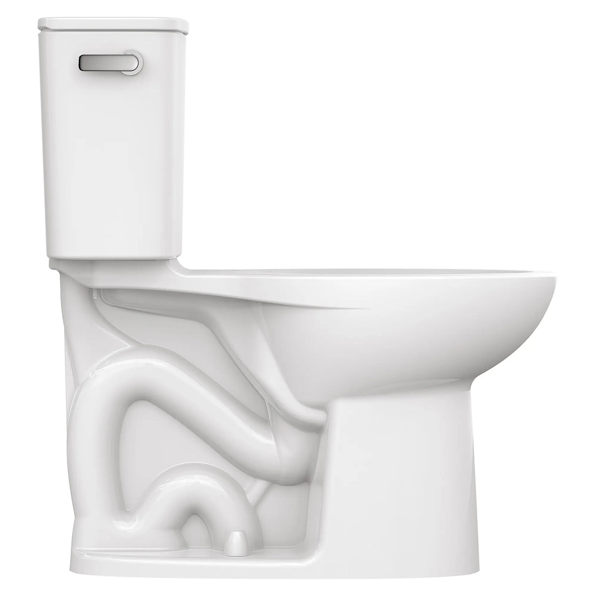 American Standard EcoStrength Aspirations Two-Piece 0.80 gpf/3 Lpf Chair Height Elongated Toilet Less Seat - details