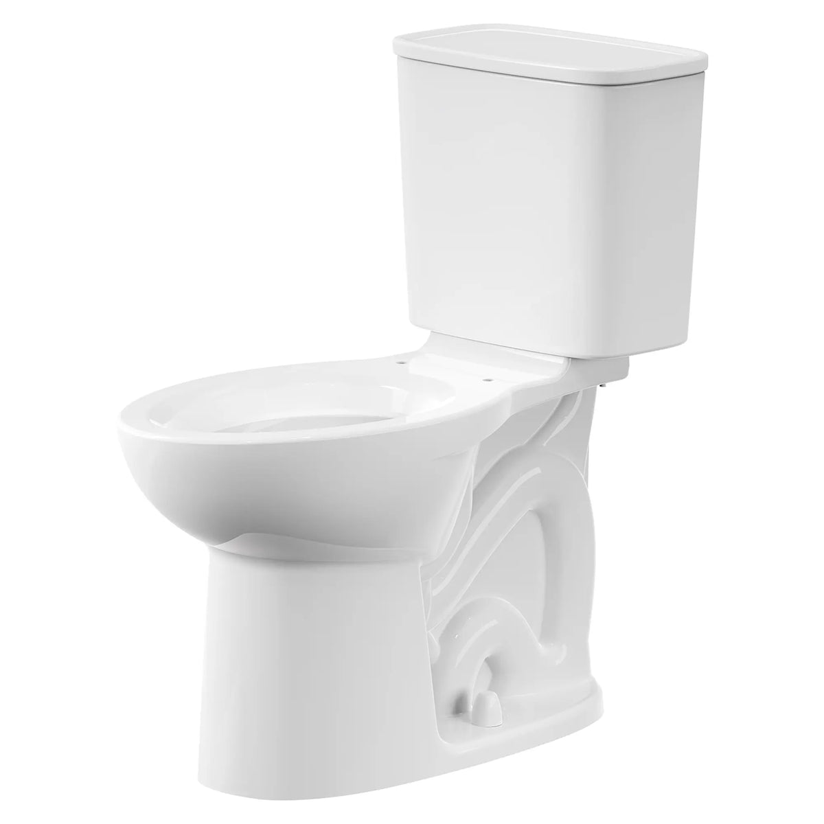 American Standard EcoStrength Aspirations Two-Piece 0.80 gpf/3 Lpf Chair Height Elongated Toilet Less Seat - details