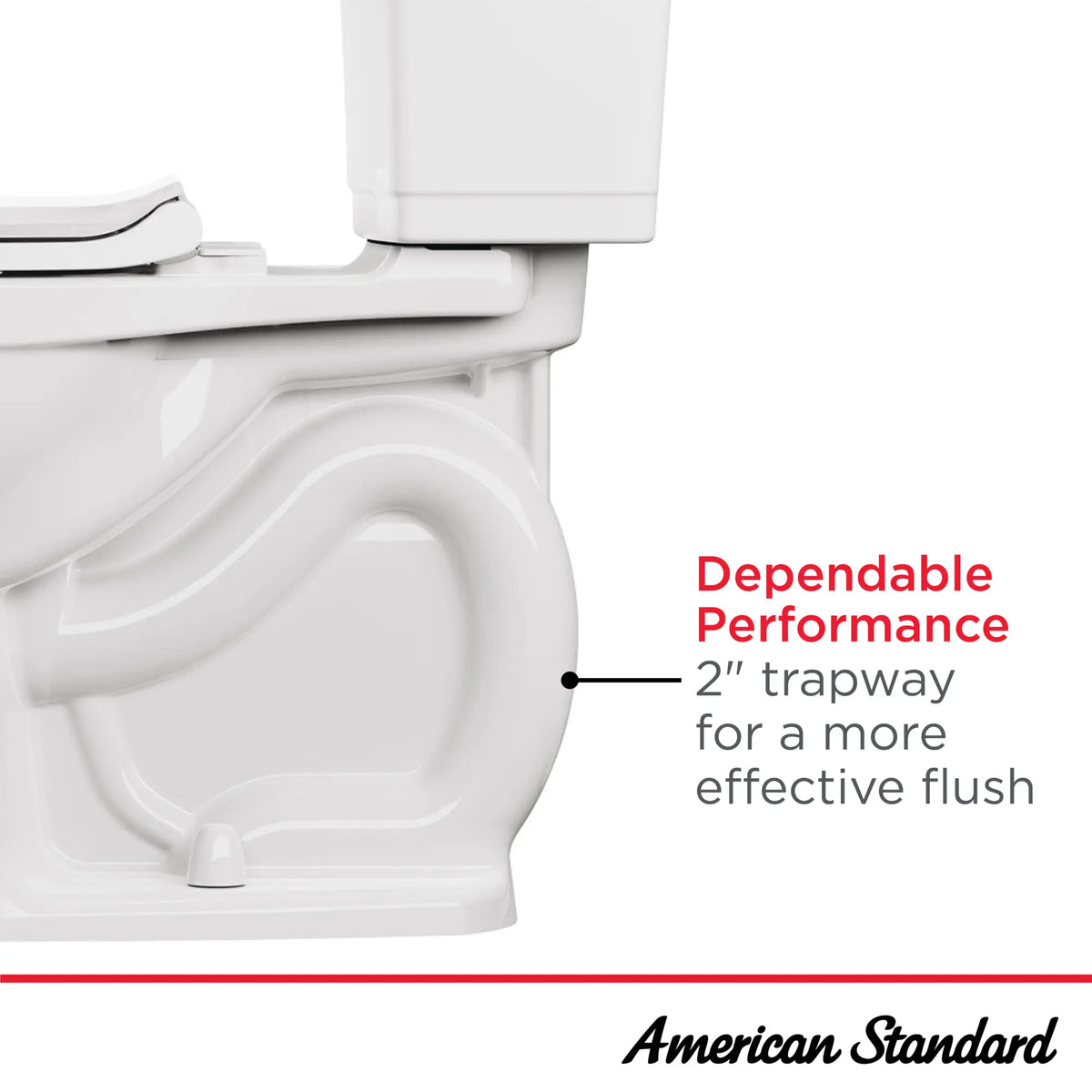 American Standard Colony3 Two-Piece 1.6 gpf/6.0 Lpf Standard Height Elongated Toilet Less Seat - details