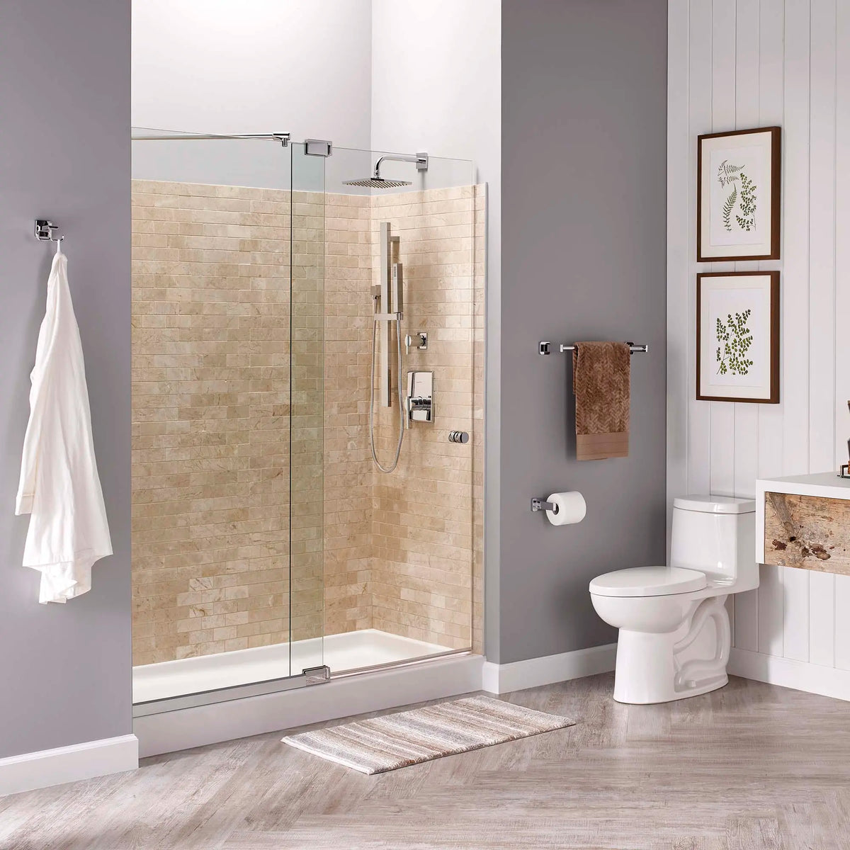 American Standard Loft One-Piece 1.28 gpf/4.8 Lpf Chair Height Elongated Toilet With Seat - details