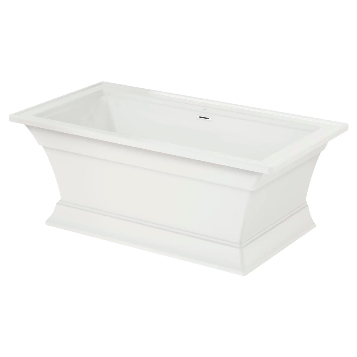 American Standard Town Square S 68 x 36-Inch Freestanding Bathtub Center Drain With Integrated Overflow 2546004 - details