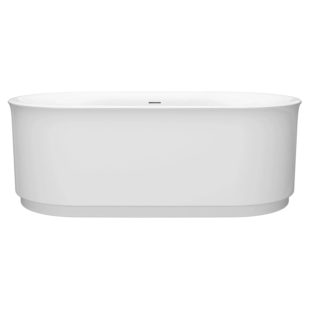 American Standard Studio S 68 x 34-Inch Freestanding Bathtub Center Drain With Integrated Overflow 2549004 - White
