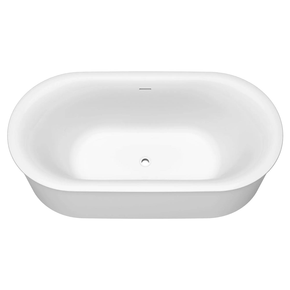 American Standard Studio S 68 x 34-Inch Freestanding Bathtub Center Drain With Integrated Overflow 2549004 - details