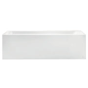American Standard Studio 60 x 30-Inch Integral Apron Bathtub Above Floor Rough With Left-Hand Outlet - White