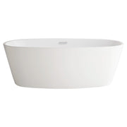 American Standard Coastal Serin 68 x 31-Inch Freestanding Bathtub Center Drain With Integrated Overflow 2765034 - White