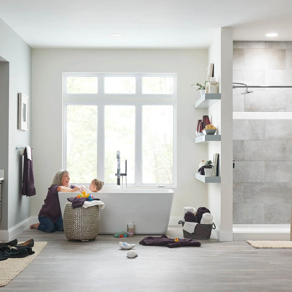 American Standard Sedona Loft 63 x 30-Inch Rectangle Freestanding Bathtub Center Drain With Integrated Overflow 2766034 - details