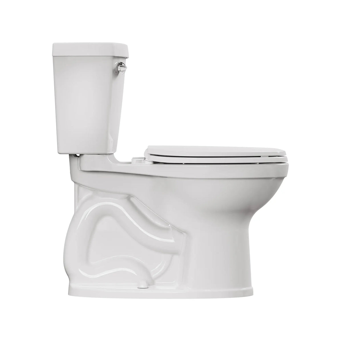 American Standard Champion 4 Two-Piece 1.28 gpf/4.8 Lpf Chair Height Elongated Complete Toilet With Seat and Lined Tank - details