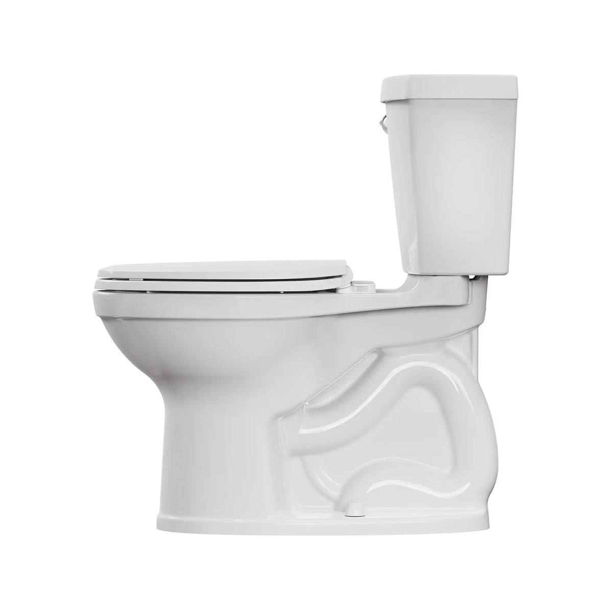 American Standard Champion 4 Two-Piece 1.28 gpf/4.8 Lpf Chair Height Elongated Complete Toilet With Seat and Lined Tank - details