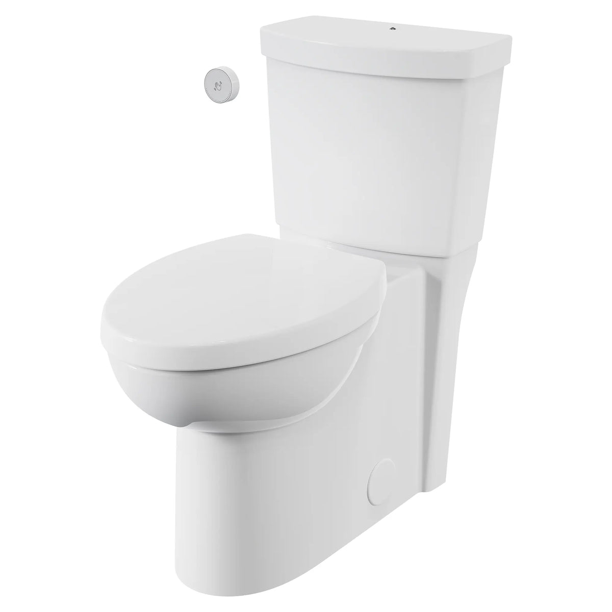 American Standard Studio Touchless Skirted Two-Piece 1.28 gpf/4.8 Lpf Chair Height Elongated Toilet with Seat and Locking Tank Lid - product view
