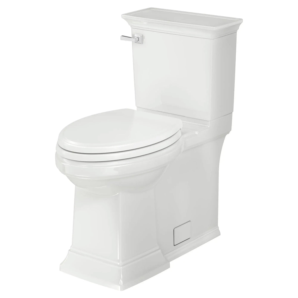 American Standard Town Square S Skirted Two-Piece 1.28 gpf/4.8 Lpf Chair Height Elongated Toilet With Seat - details