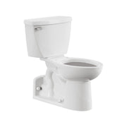 American Standard Yorkville Two-Piece Pressure Assist 1.6 gpf/6.0 Lpf Chair Height Back Outlet Elongated EverClean Toilet - White