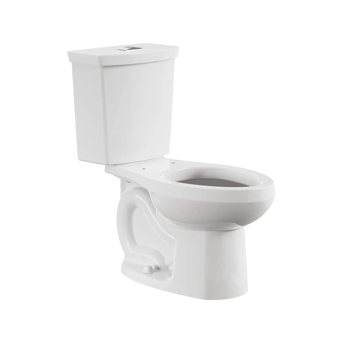 American Standard H2Option Two-Piece Dual Flush 1.28 gpf/4.8 Lpf and 0.92 gpf/3.5 Lpf Standard Height Elongated Toilet Less Seat - product view